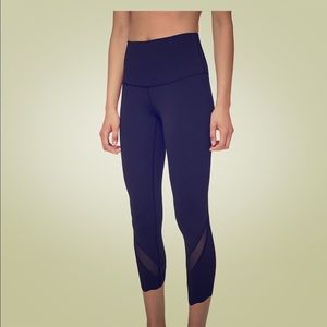 Lululemon wonder under high rise crop